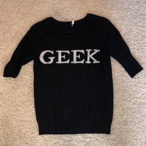 Black Geek sweater